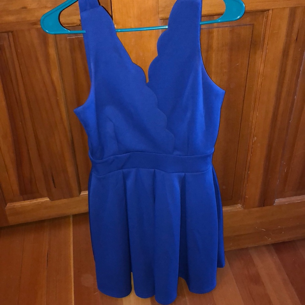 Blue dress